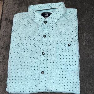 Level Ten Mens Button-Down Short Sleeve Shirt